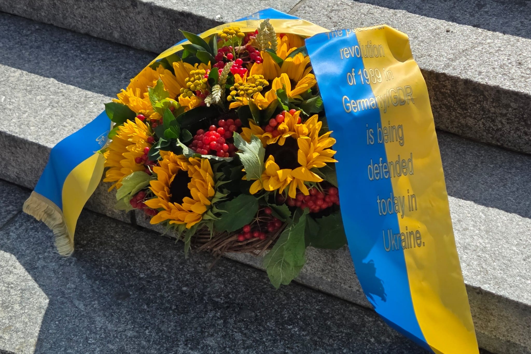 Kranz der Leipziger Delegation