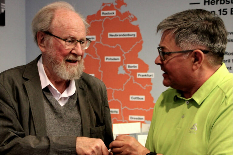 Wolfgang Thierse im Gespräch